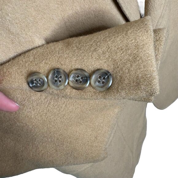 Club Room Tan Beige 100% Camel Hair sport coat jacket blazer No Size Tag Men’s - Picture 4 of 8